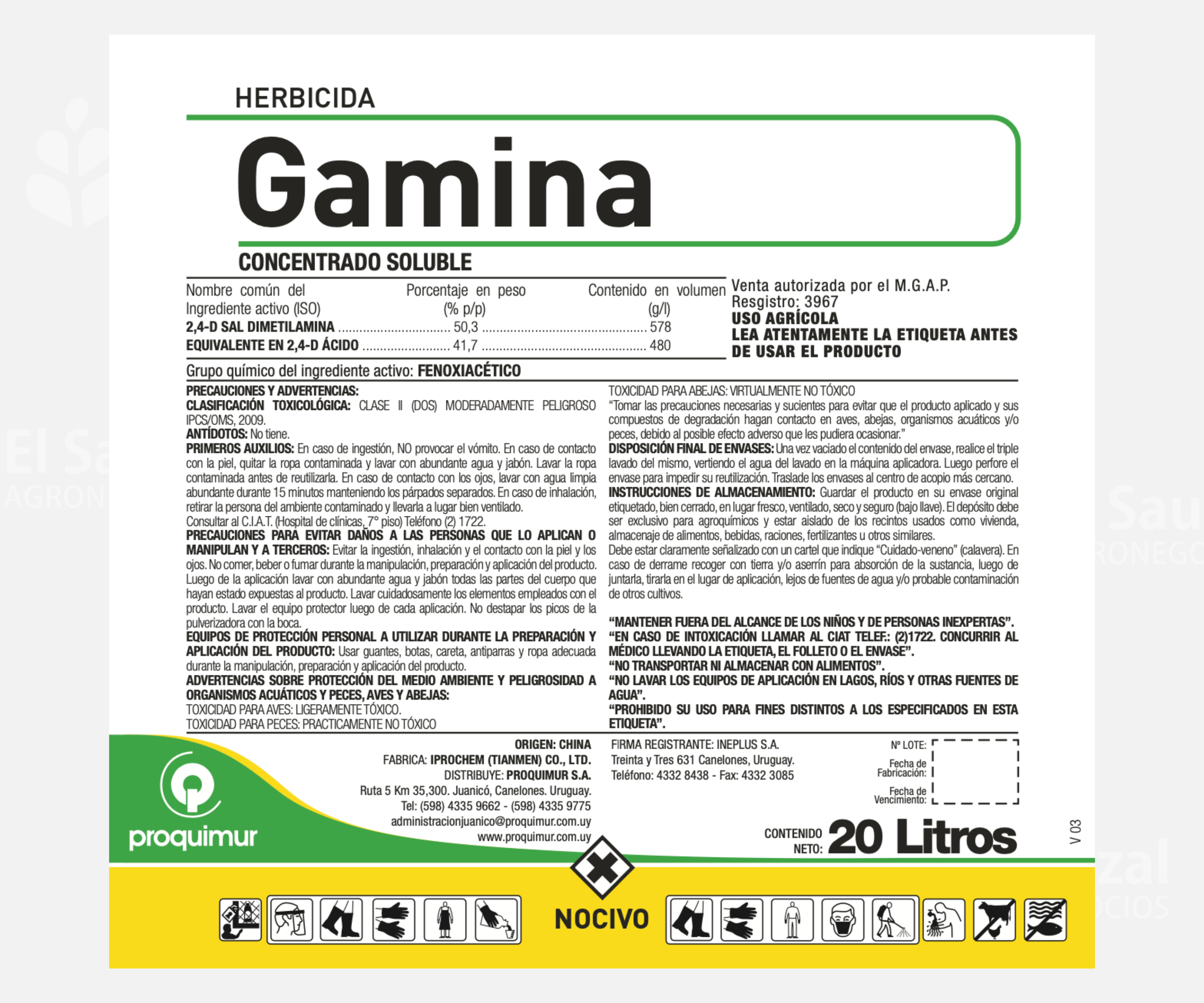 GAMINA (20LT)